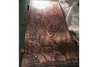 不锈钢屏风喷砂